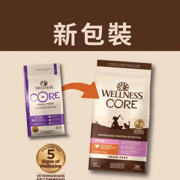 Wellness CORE無穀無麩貓糧 · 去骨火雞拼去骨雞 1