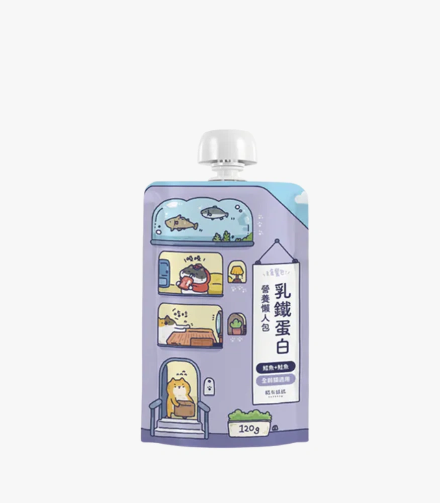 貓有話說の乳鐵蛋白主食餐包 · 鱈魚/鮭魚 1