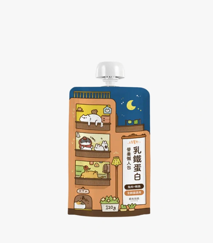 貓有話說の乳鐵蛋白主食餐包 · 兔肉/鵪鶉 1