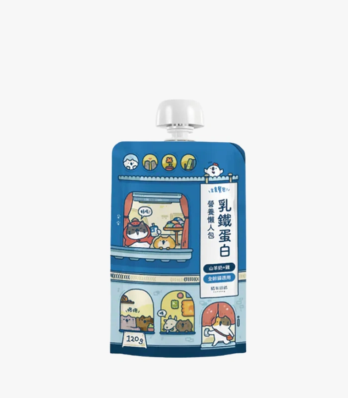 貓有話說の乳鐵蛋白主食餐包 · 山羊奶/雞 1